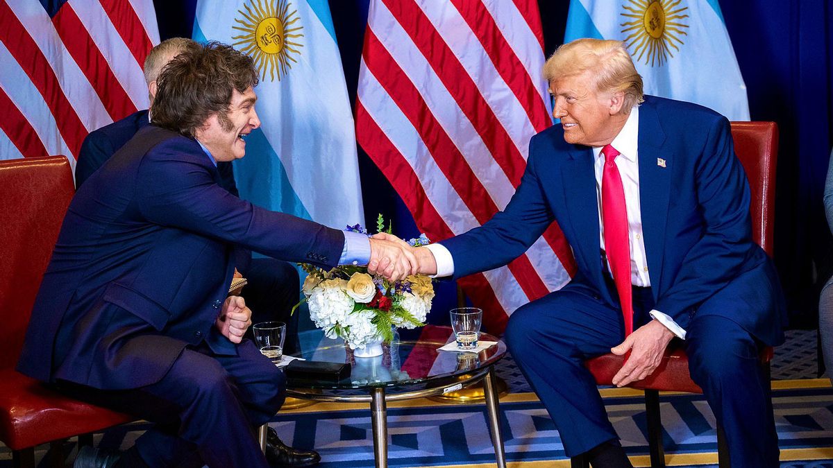 Milei y Trump.